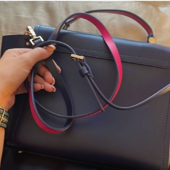 Kate Spade Blue + Pink Crossbody Bag - EUC - Picture 4 of 8